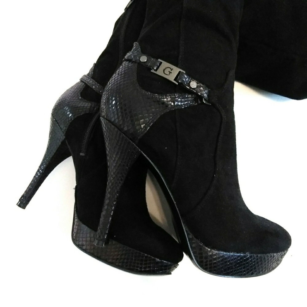 Guess Stiletto Over the Knee Boots Size 6.5M
